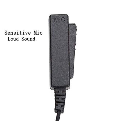 Earpiece for Midland Walkie Talkies with Mic Security Headsets for GXT1000VP4 LXT500VP3 GXT1050VP4 GXT1000XB (2Packs)
