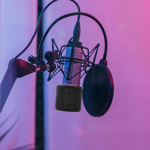U Shape Mic Windscreen Shield for Microphone, Double Layer