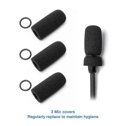 Renew Kit Ear Pads Cushion Mic Muff Windscreen Headband Pad Compatible with Bose A20 X A10 Aviation Headset Headphone