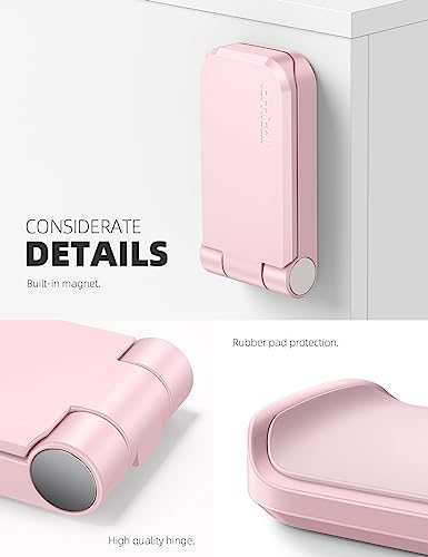 Lamicall Headphone Stand, Sticky Headset Hanger, Adhesive Headphone Holder - style: Pink - One Pack
