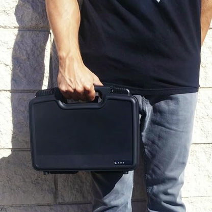 CASEMATIX Portable Projector Carrying Hard Case with Customizable Foam Fits Sony Pico Mobile Projector MPCL1 , MPCD1 , MP-CD1 , MP-CL1A , MPCL1A