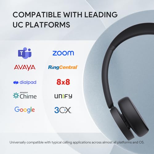 Yealink BHC70 Charging Stand for BH70 Bluetooth Headset & WH64 Hybrid Headphone, ≤90min Fast Charging, NO Power Adapter Needed, NO Headset Control Function, 1.2m USB-A Cable (ONLY Charging Stand)