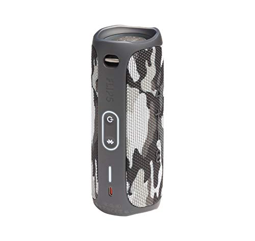JBL Flip 5 (Black Camo) + Bundle with divvi! Protective Hardshell Case - color: Black Camo