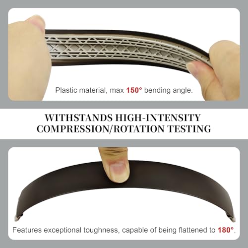 Replacement Studio Pro Headband Top Head Band Repair Parts Accessories Arch Band Compatible with Beats Studio Pro 2023(Model A2924) Headphones (Deep Brown) - color: Deep Brown