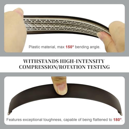 Replacement Studio Pro Headband Top Head Band Repair Parts Accessories Arch Band Compatible with Beats Studio Pro 2023(Model A2924) Headphones (Deep Brown) - color: Deep Brown