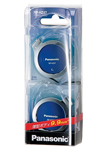 Panasonic Clip Headphones Blue RP-HZ47-A (Japan Import) - color: Blue