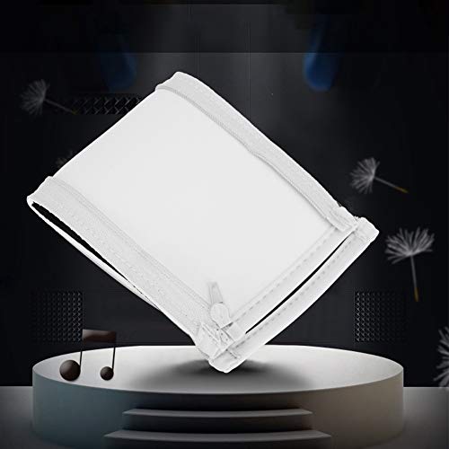 Semme Replacement Headset Earphone Cushion Headband Pad Cover for Iron M50 Soft Protein Skin Zippered Design for Noise Reduction Slip Comfort (White) - color: White
