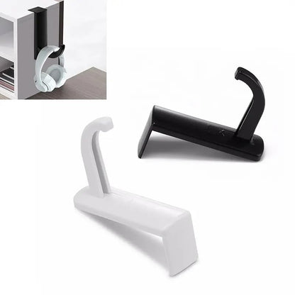 Generic 1pcs Headphone Hanger Holder, Wall Mount, Earphones, White - color: White