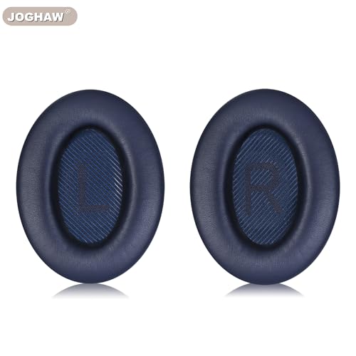 Headphones Replacement Ear Pads, Protein Leather earpad Cushions for Bose Quiet Comfort QC35 Headphones, Replacement Earpads, Softer Memory Foam - Navy Blue - color: Blue