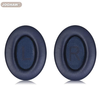 Headphones Replacement Ear Pads, Protein Leather earpad Cushions for Bose Quiet Comfort QC35 Headphones, Replacement Earpads, Softer Memory Foam - Navy Blue - color: Blue