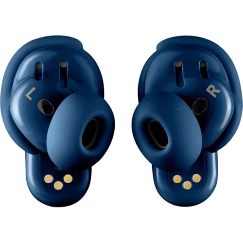 Bose QuietComfort Ultra Noise Cancelling Earbuds - Lunar Blue (Renewed) - color: Lunar Blue