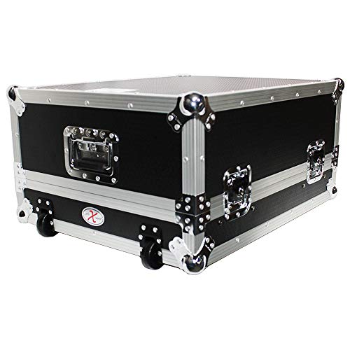 ProX XS-19MIX14ULTHW 14U ATA Slanted Mixer Rack Case with Sliding Laptop Shelf for 16 Channel Mixers & Audio Equipment
