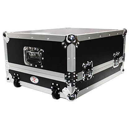 ProX XS-19MIX14ULTHW 14U ATA Slanted Mixer Rack Case with Sliding Laptop Shelf for 16 Channel Mixers & Audio Equipment