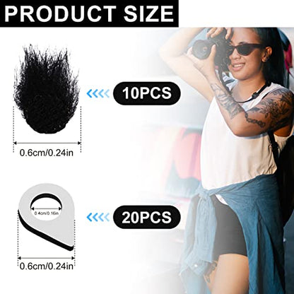 TOYMIS Microphone Wind Filter - 10pcs Camera Mic Windscreen & 20pcs Wind Muff Sticker for Outdoor Use