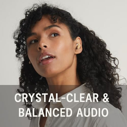 House of Marley Little Bird True Wireless Earbuds, Touch Controls, Built-in Mic, 24 Hours Playtime with Case, USB-C Quick Charge, Sustainable Materials, Movie and Gaming Mode, Cream | Earphones with integrated microphone, 24 hours of battery life, In-ear