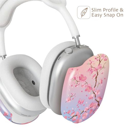 iBenzer Protective Case for AirPods Max Headphones, Ear Cups Cover for Apple AirPods Max (2024 USB-C / 2020 Lightning), Sakura Breeze, AP-MAX-133 - color: Sakura Breeze