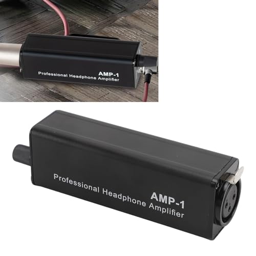 XLR to 3.5mm Headphone Amplifier Converter Volume Controller for Professional Audio and Portable Devices