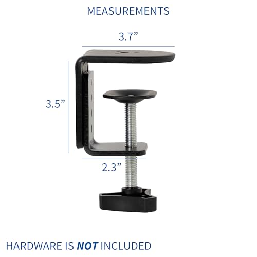 VIVO Heavy Duty Desk Clamp for Monitor Mount Desk Stand, No Scratch Universal Replacement C-clamp, Tabletop Surfaces up to 3.25 inches, Easy Install, Black, PT-SD-CP01A