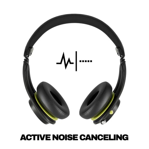 Skullcandy Icon ANC Noise Canceling Wireless Headphones - True Black | On-Ear Fit, Bluetooth, Noise Cancellation, 60 Hours Battery, Sweat Water Resistant, Foldable, Travel Ready, Microphone - color: True Black