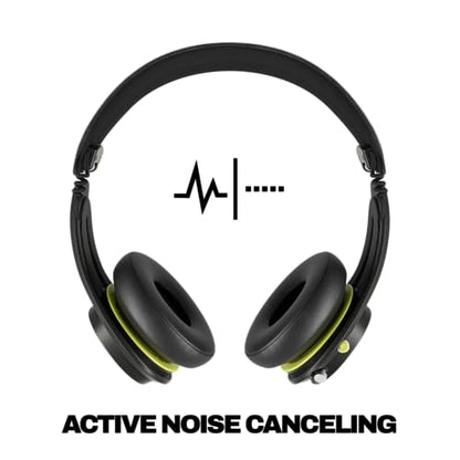 Skullcandy Icon ANC Noise Canceling Wireless Headphones - True Black | On-Ear Fit, Bluetooth, Noise Cancellation, 60 Hours Battery, Sweat Water Resistant, Foldable, Travel Ready, Microphone - color: True Black