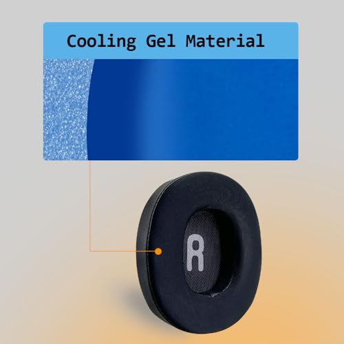 Cooling-Gel Ear Pads Compatible with JBL Tune 770NC Headsets | Cooling-Gel,Ear Cushions Compatible with JBL TUNE 720BT Headphones