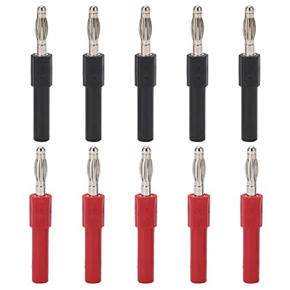 5Set Banana Plug Adapter, Speaker Banana Plugs, J.20012 Speaker Connectors Terminal, for Car Multimeters Instruments