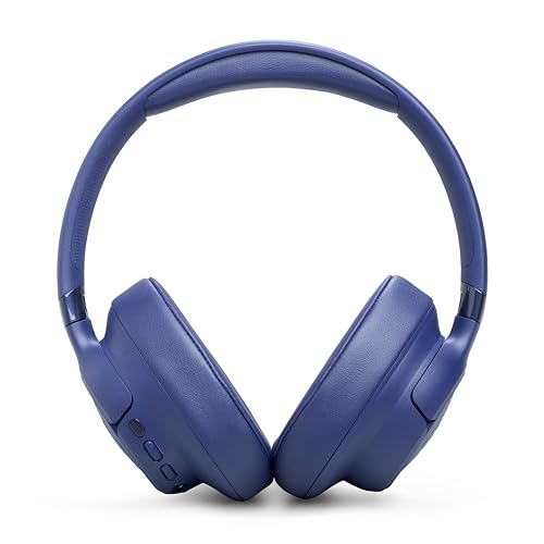 JBL Tune 780NC - Noise Cancelling Headphones - Blue | Hi-Res JBL Pure Bass Sound plus Spatial Sound, Adaptive Noise Cancelling with Smart Ambient - color: Blue