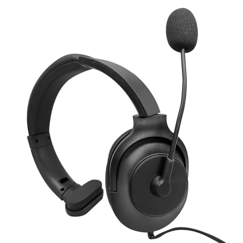 1 Pin Walkie Talkie Earmuff Headphone Boom Microphone 2.5mm Ptt Headset On The Ear One Side Earpiece for Motorola Single Jack Two Way Radios sl 300 TLK 100