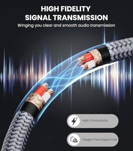 Dual XLR Female to Dual RCA Male HiFi Audio Cable, 3.3FT - size: 3.3FT