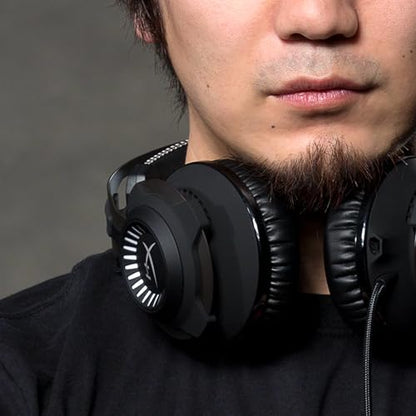 HyperX Cloud Revolver - Gaming Headset with HyperX 7.1 Surround Sound, Signature Memory Foam, Premium Leatherette, Steel Frame, Detachable noise-cancellation microphone