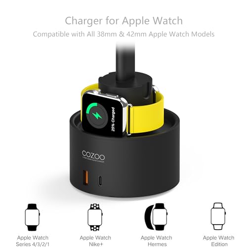 Headphone Stand with 3 USB Charger Desktop Gaming Headset Holder Hanger with 3 USB Charging Station,Watch Stand and Watch Wireless Charging,DJ,Earphone Display Accessories,Gamers Gifts for Him