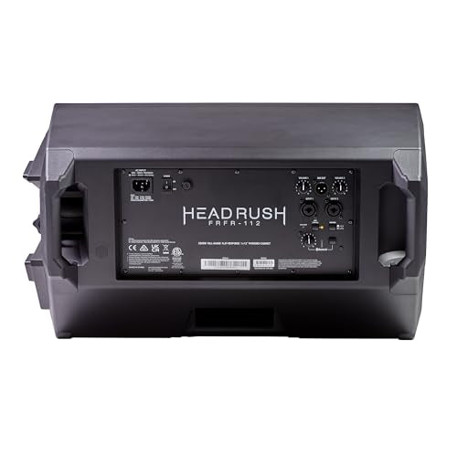 HeadRush FRFR112 MKII 2500W Electric Guitar Amplifier for Modellers | Full-Range Flat-Response 12" Floor Wedge Speaker with Bluetooth for Multi-FX and Amp Modeling Processors - size: 12-inch
