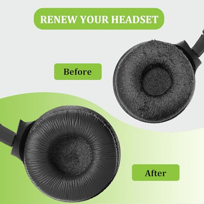 70mm Ear Pads Replacement Ear Cushions for Sony Headphones - 2 Pack