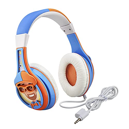 Blippi Kids Headphones with 3.5mm Audio Jack, Wired Headphones for School, Home or Travel (Blippi) - color: Blippi