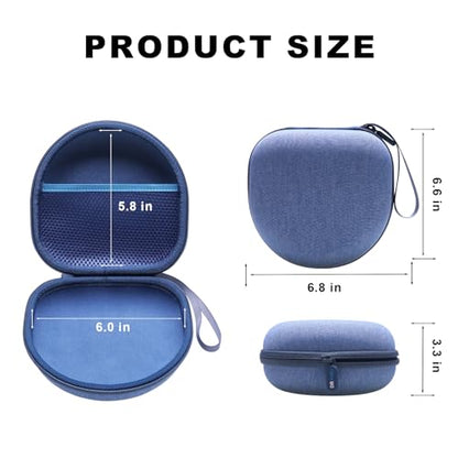 Kids Headphone Case for Acer/iClever/Candy Bila, Blue(Case Only) | for iClever BTH12/HS19/BTH22/BTH20/BTH18/BTH26, JBL Junior 320/320BT, MIDOLA, JoySpark, eKids, ADOOPE, JLab Kids Headphones - color: Blue
