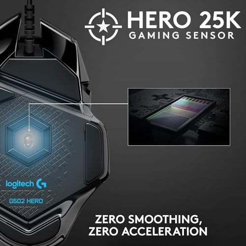 Logitech G502 HERO Wired Gaming Mouse + G Pro X Gaming Headset Bundle - Black - style: Wired