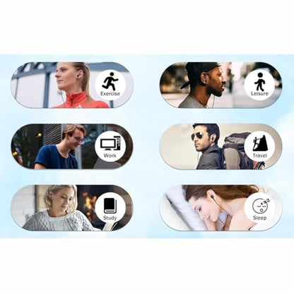2025 New in-Ear Earbuds Stereo Headphones for Samsung Galaxy Z Fold6 S25 S24 S23 S22 S21 S20 Note 10 10+ - Designed with Microphone and Volume Remote Type-C Connector-Black - style: 2025 NEW DAC HD headphones(USB-C)
