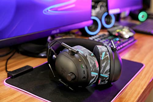 WC Freeze Blackshark V2 Pro - Gel Earpads for Blackshark V2 (2020-2022) - color: 90s Black
