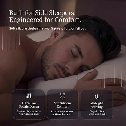 Nox Sleep Earplugs for Side Sleepers – Reusable Soft Silicone Ear Plugs for Sleeping – Comfortable Noise Reducing Earplugs for Snoring, Travel & Deep Sleep – 28dB Reusable Ear Plugs