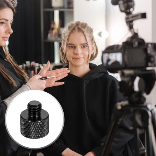 2 Pack Mic Stand Adapter Microphone Stand Adapter 5/8 Female to 3/8 Male Thread Screw 5/8 to 3/8 Adapters for Microphone Stands Boom Arm Camera Tripod