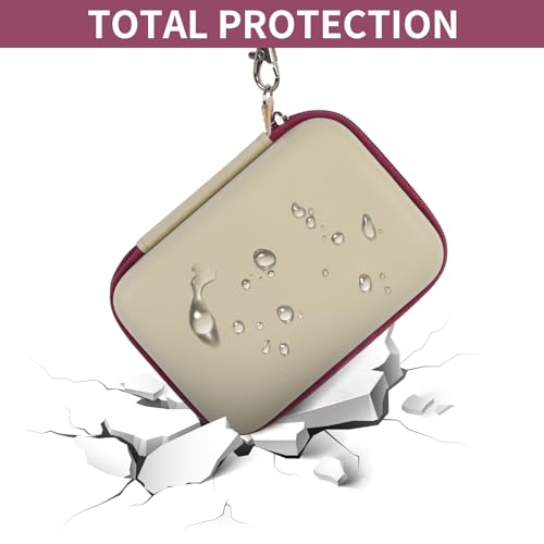PAIYULE Travel Carrying Case for R36S RG353V RG353VS Handheld Game Console - color: Beige, style: For R36s