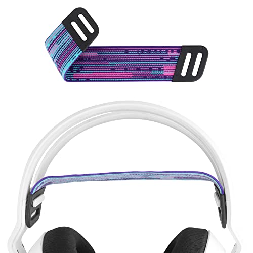 Geekria Mesh Fabric Headband Pad Compatible with Logitech G733, G335, G535 Headphones, Replacement Band Repair Part (Purple) - color: Purple