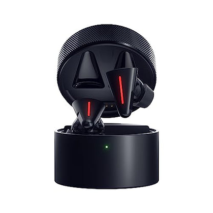 Angry miao CYBERBLADE Wireless Gaming Earbuds, Active Noise Cancelling Bluetooth Earbuds with Microphone, 36ms Low Latency Earphone for PC, PS4, PS5, Switch, iPhone, Android (Base Edition)