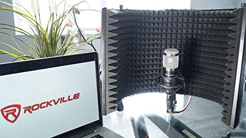 Rockville RCM01 Pro Studio Recording Condenser Mic with Metal Shock Mount