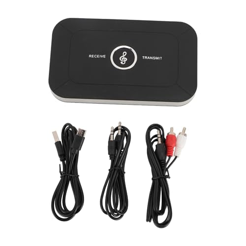 Bluetooth 5.0 Transmitter Receiver, 2-in-1 Wireless Audio Adapter, Portable Bluetooth Adapter for Phone Tablet PC