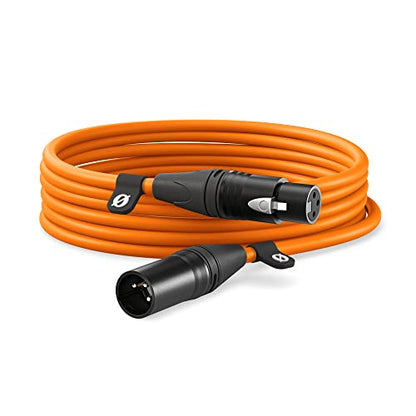 RØDE XLR-3 Premium XLR Cable (3m, Orange) - color: Orange