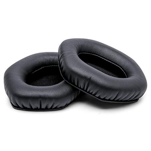 WC PadZ Vmoda - Replacement XL Ear Pads for Vmoda M100 & Crossfade | Made by Wicked Cushions | Soft Leather, Luxurious Memory Foam, Added Thickness, Enhanced Noise Isolation | Black