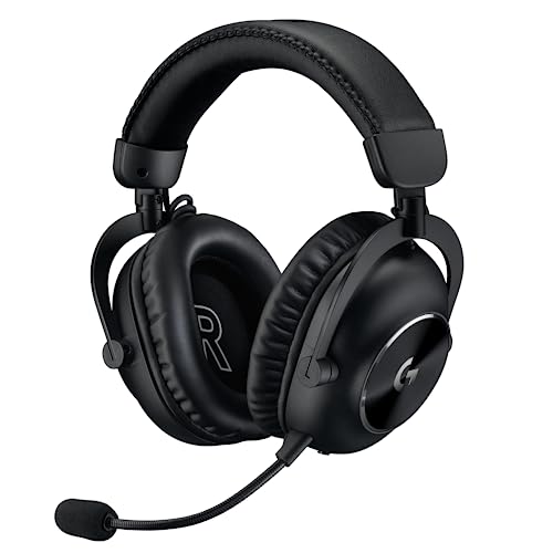 Logitech G PRO X 2 Lightspeed Wireless Gaming Headset - Black | Bluetooth/USB/3.5mm Aux for PC, Detachable Boom Mic, DTS:X 2.0—7.1 Surround, 50mm Graphene Drivers - color: Black