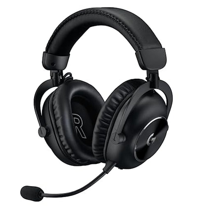 Logitech G PRO X 2 Lightspeed Wireless Gaming Headset - Black | Bluetooth/USB/3.5mm Aux for PC, Detachable Boom Mic, DTS:X 2.0—7.1 Surround, 50mm Graphene Drivers - color: Black