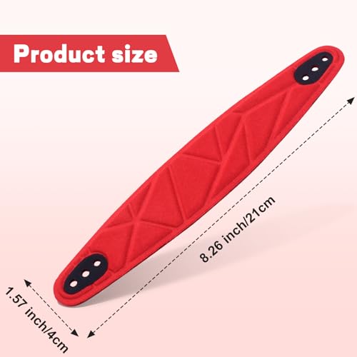 Arctis Nova Pro Headband, Replacement Arctis Nova 7 Head Band Repair Pads Compatible with SteelSeries Nova 1/1P/1X Headphones, Nova 3/4, Nova 5 / 5X / 5P, Nova 7 / 7X / 7P Gaming Headsets (Red) - color: Red